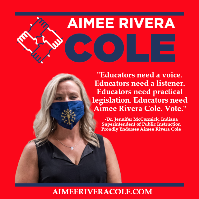 Both Dr. McCormick and I ran for office to fight for students and public education. So I am honored to receive this endorsement. Dr. McCormick has remained first and foremost an educator, earning the respect of many teachers.
