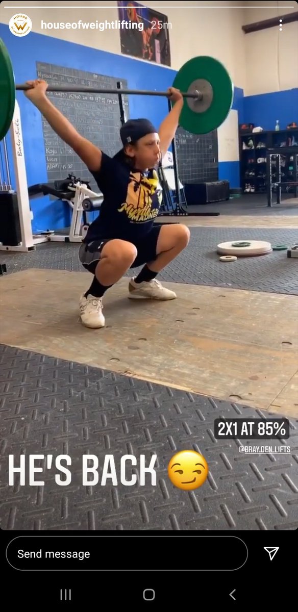 Not a bad replacement for PE on virtual school days!

Pumped he got back into the gym today. Garage is great but no comparison to that atmosphere. 

US Nationals in 2 months and 20 days!! <a href="/JamesTatumUSA/">James Tatum</a>