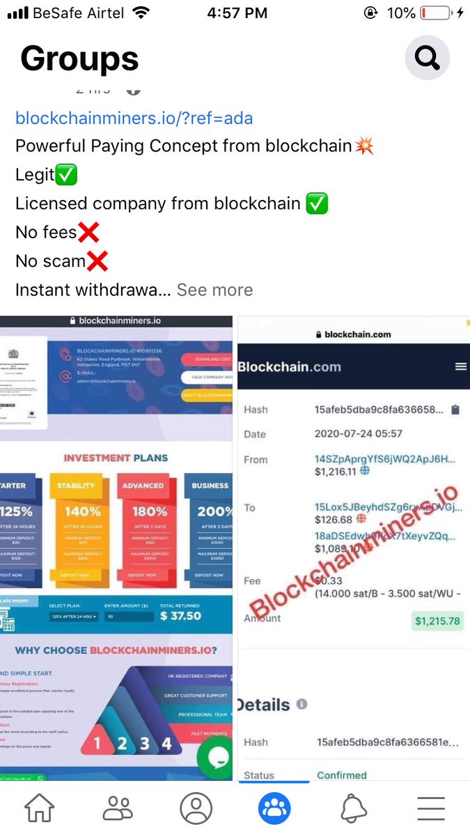 TheBlackTrust's tweet photo. We have to be careful with these most of these bitcoin platform. Most of them are #scam. Once they get a hold of your money, they disappear into thin air.
#VerifiedScam #ScamAlert #ScamReport #ScamTrend #ScamStory https://t.co/U7Z1tWtFar