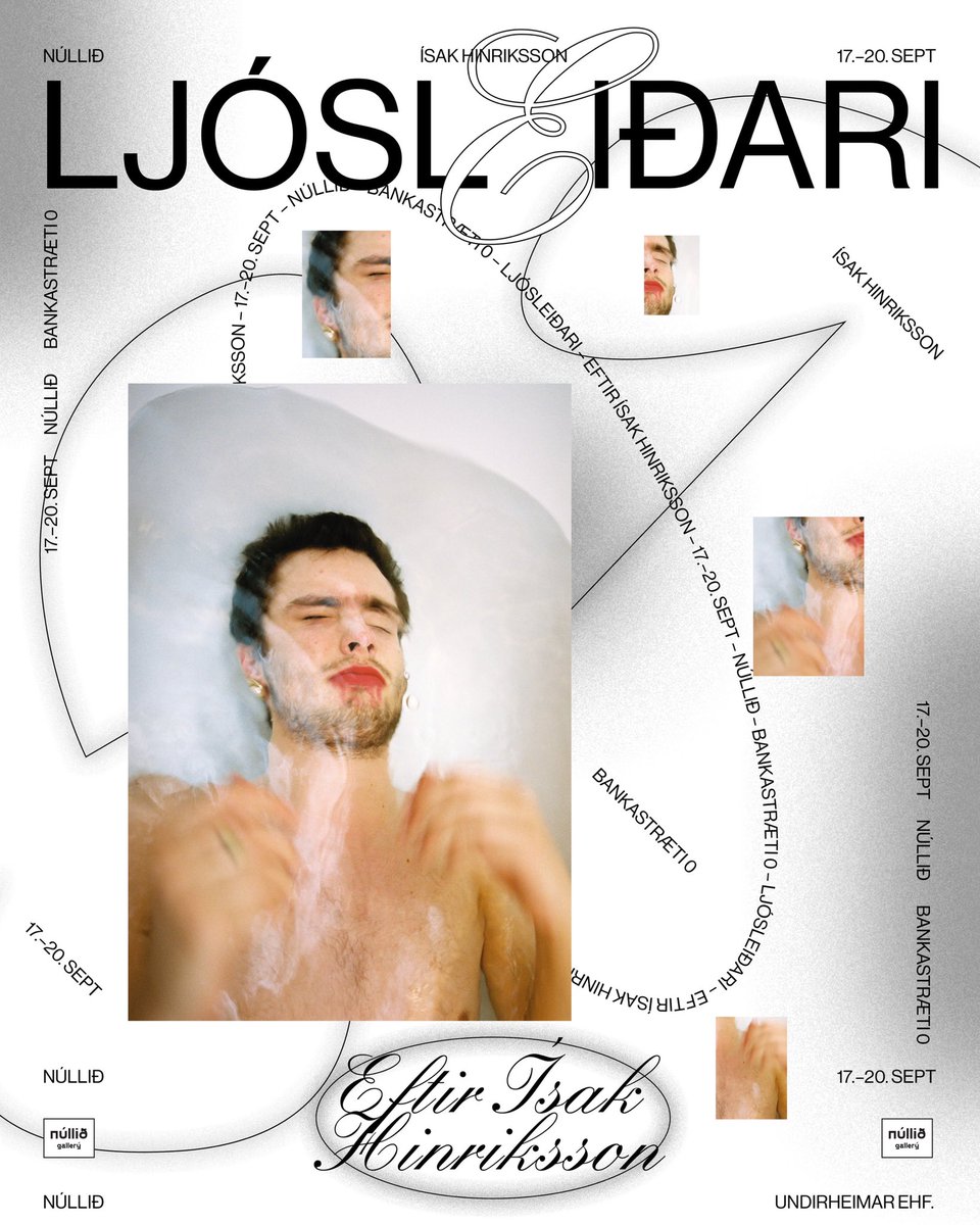 Núllið Gallerý
17.-20. september 
Sjáumst.