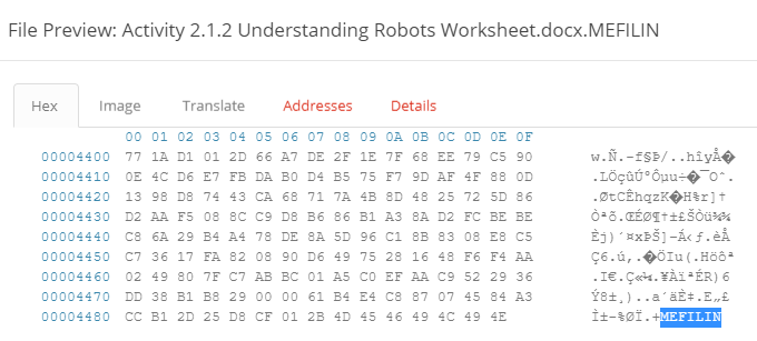 Michael Gillespie Nefilim Ransomware W Extension Mefilin Note Mefilin Readme Txt Spotted On Idr Early As September 1st Filemarker Mefilin T Co Rx4arkvoi2