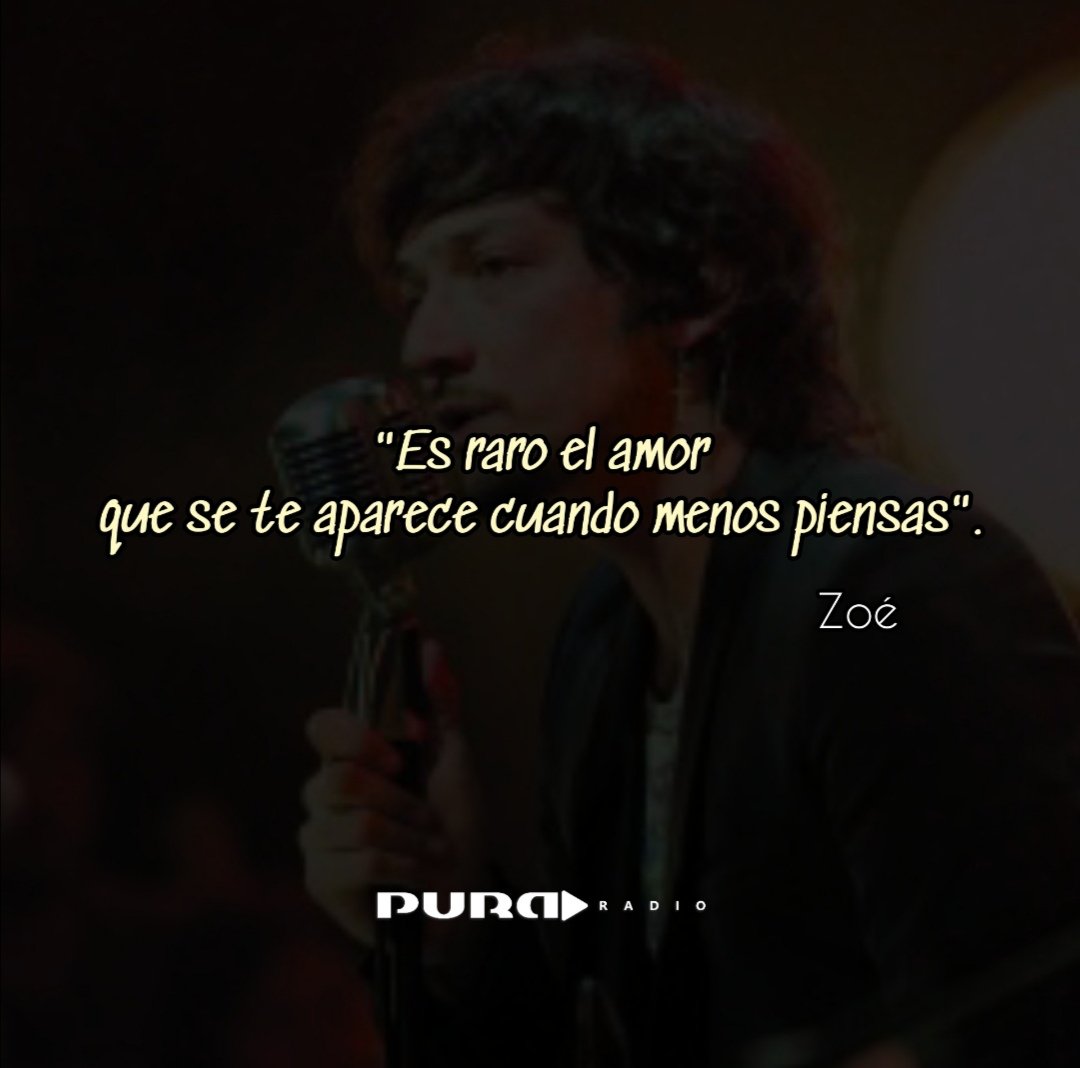 pura_radio_col's tweet photo. 📲 https://t.co/Mmz63sSqLv
#PuraRadioCol #Zoe #FrasesDeCanciones #Reto15 #TuMusicaSiempre https://t.co/9PDjShPu3p