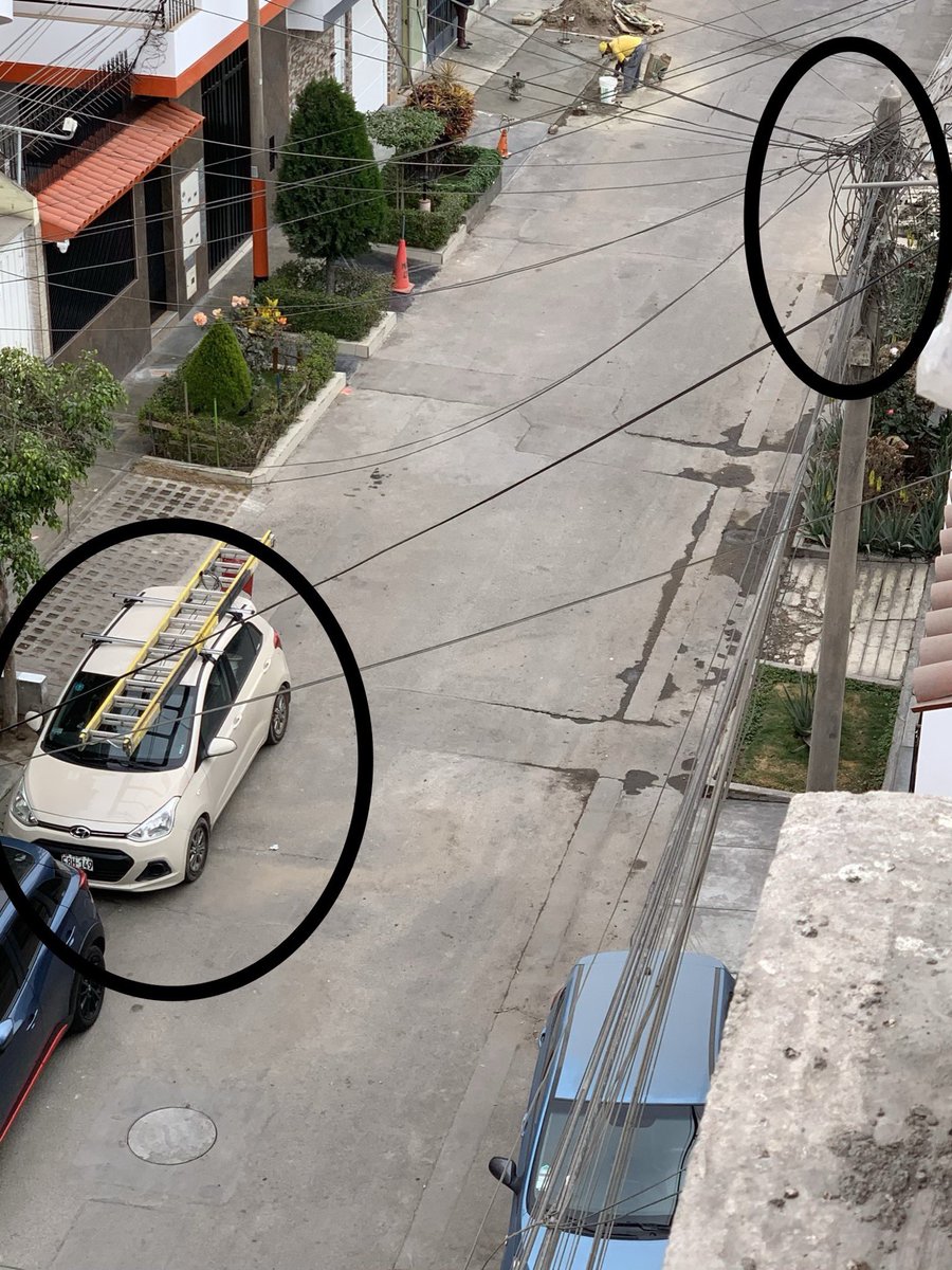 callusita's tweet photo. @MovistarPeru siempre mandan a sus técnicos a revisar los postes y siempre me dejan sin internet https://t.co/KSEusincHW