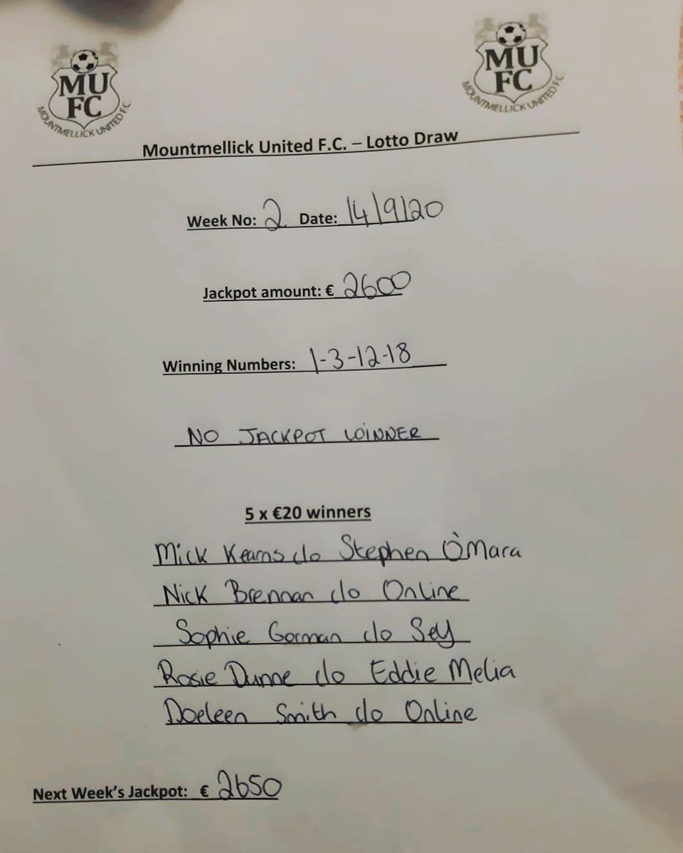 Mountmellick Utd FC tweet media