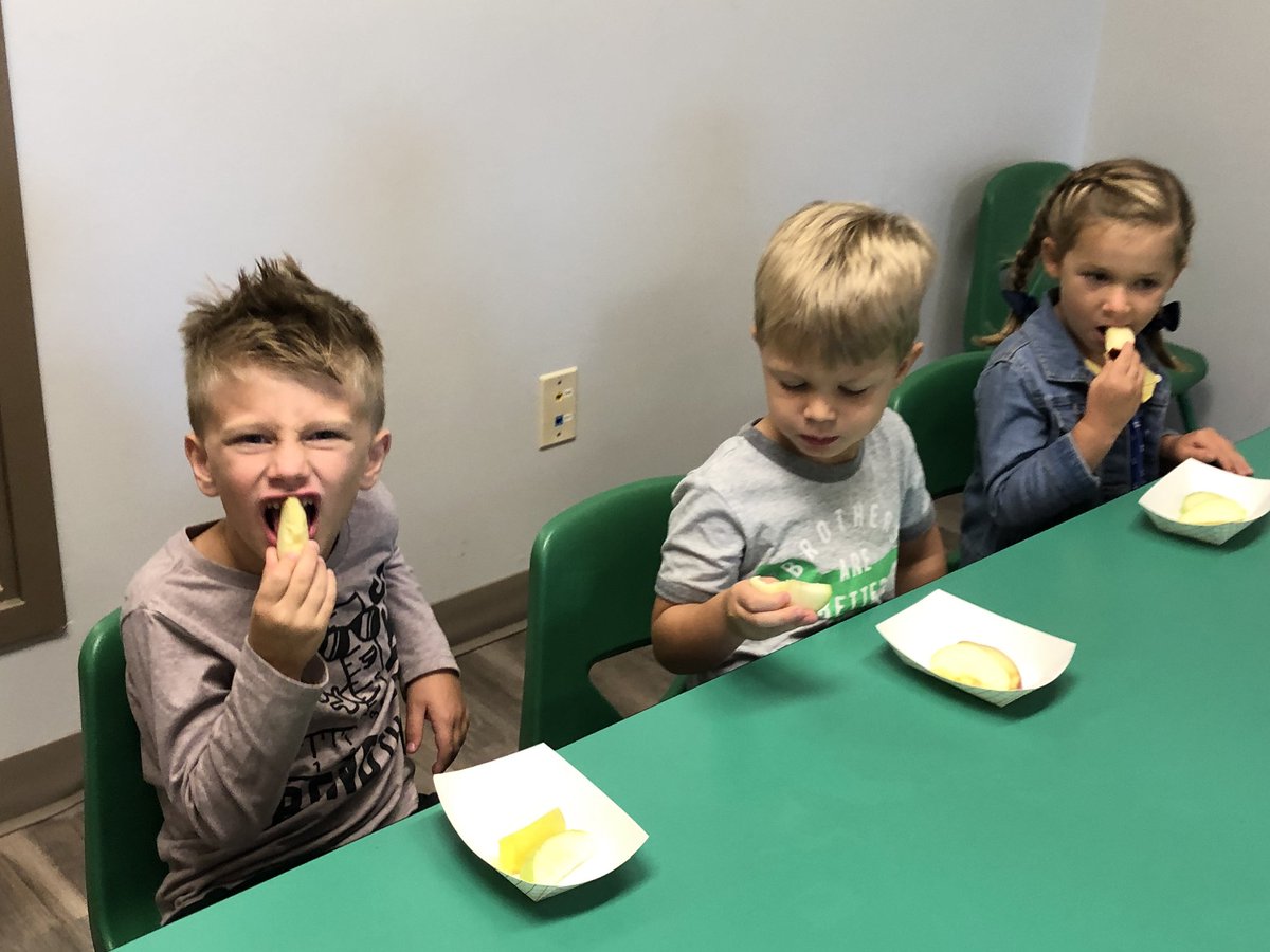 LLday_pre's tweet photo. Apple 🍎🍏Tasting. What’s your favorite? #mwfpreschool https://t.co/I1t25GWHig