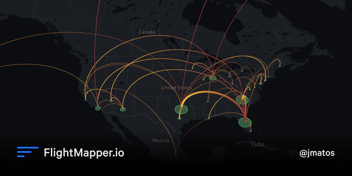 flightmapper's tweet image. ✈️ Julian’s Flight Map
Create digital flight maps with @flightmapper.

flightmapper.io/maps/jmatos 

#flightmapper #maps #flight