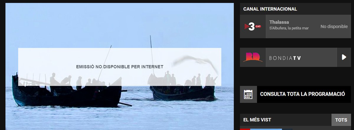 Josep_Font_O's tweet photo. Si el canal internacional no es pot veure per internet, per on es pot veure? @tv3cat @Defensem_TV3 @HolaMariola @Holaiquetal @Revolucio4 @vpartal @gcapdevila https://t.co/0UOa1V0XAd