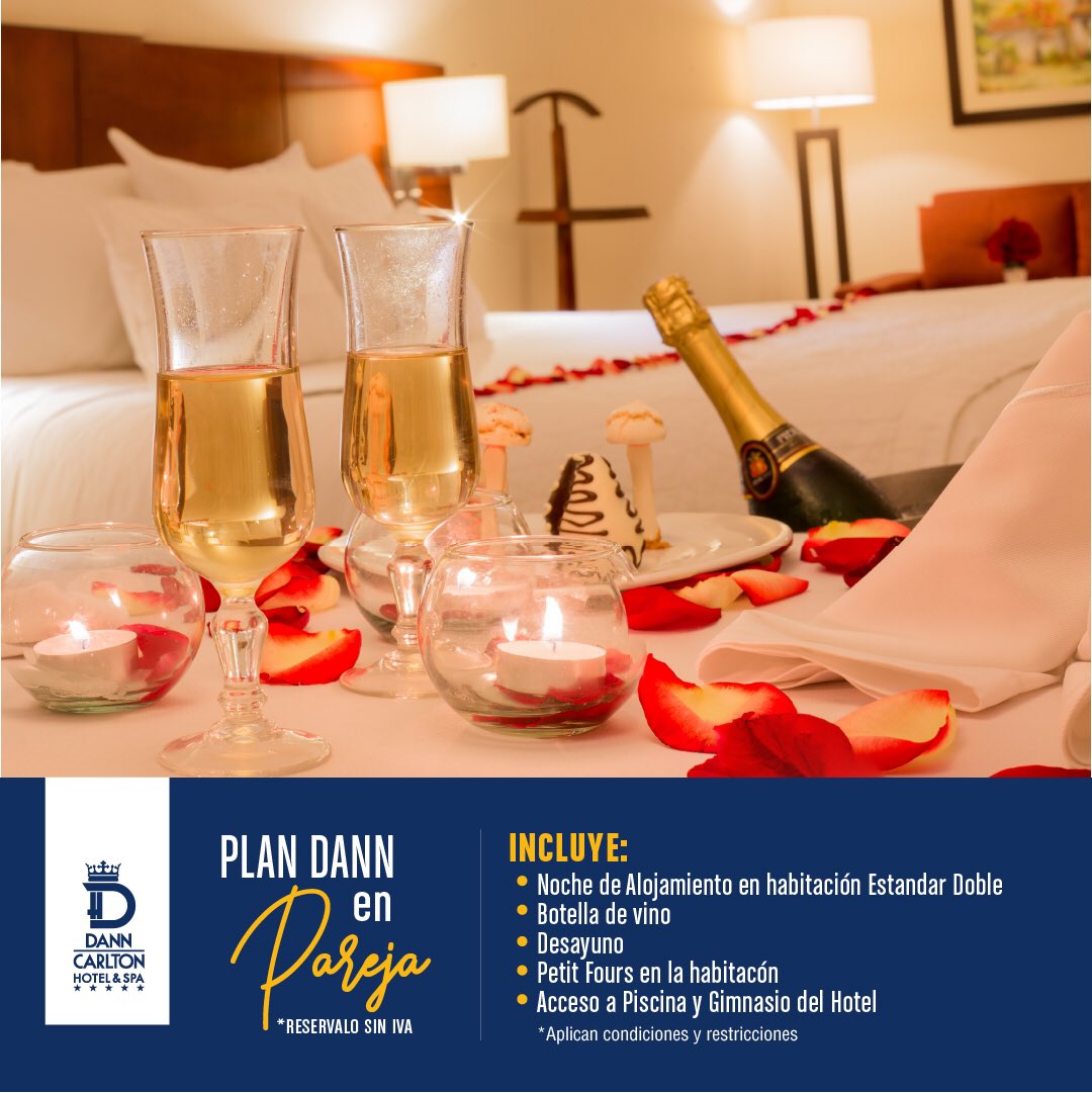 El amor merece ser celebrado de forma inolvidable, vive una noche especial con nuestro Plan de Parejas. Disfruta nuestros planes románticos en el 2020 con precios sin IVA. 🌹   
Reserva ya: bit.ly/3hYBsEj Tel: (7) 6973266 - WA: 3166443440.    
#Hotel #Bucaramanga
