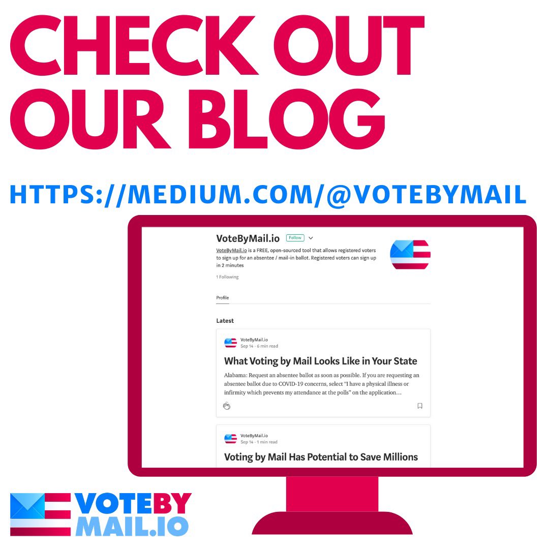 Votebymailio's tweet photo. Check out our blog at https://t.co/nsDFgdXZYN #VoteByMail https://t.co/dOoVjD574q
