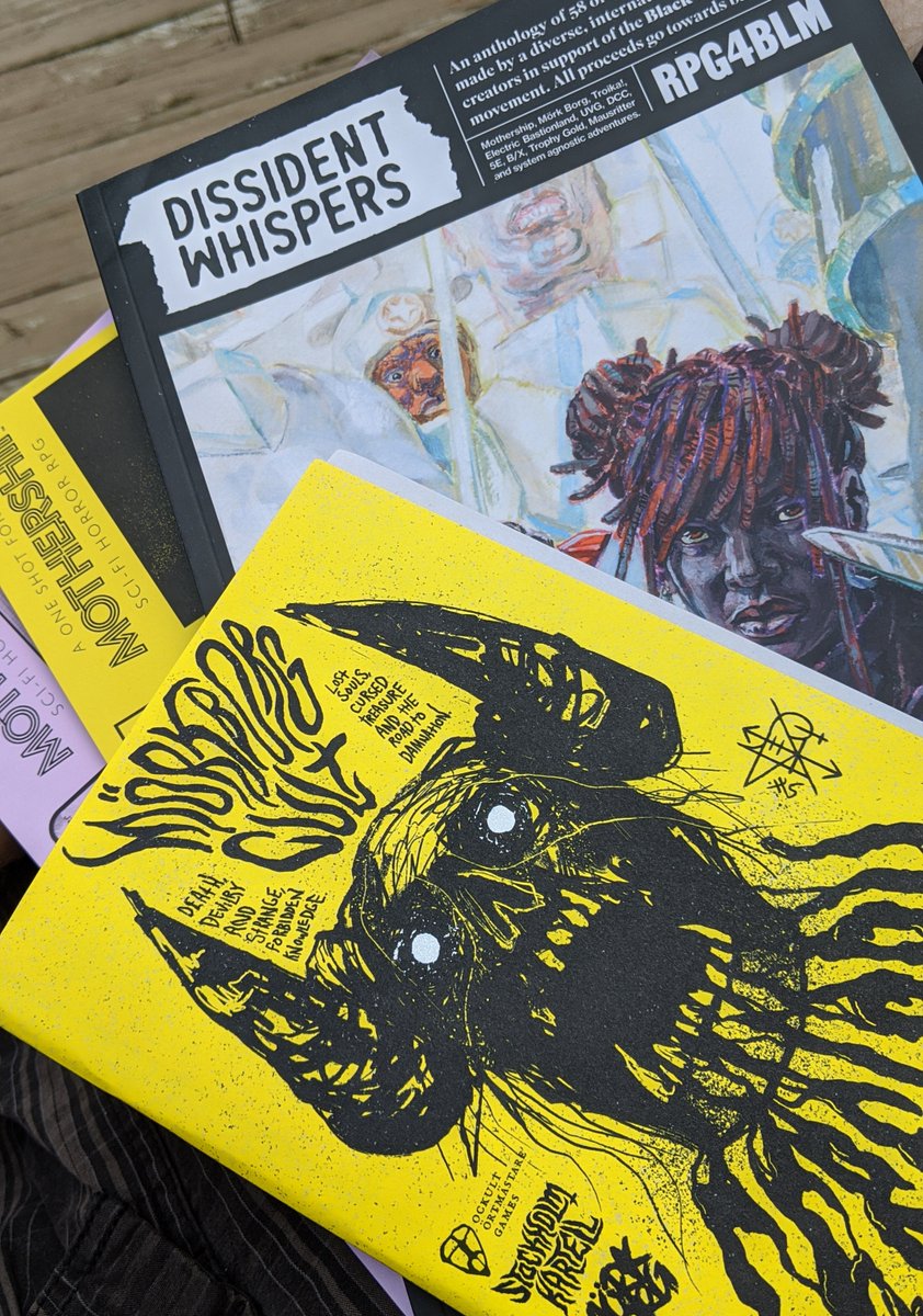benkramer's tweet photo. Also, it's a good mail day.
@playTKG #RPG4BLM @MorkBorg https://t.co/q9duIV1dJN