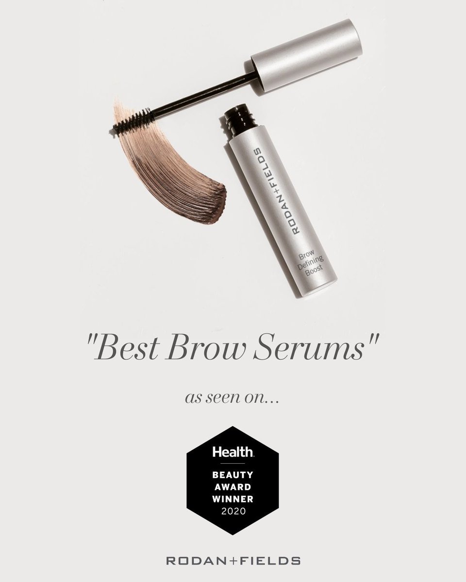 RachelBoehm's tweet image. Health's Beauty Awards are out, and our Brow Defining Boost has been selected as one of the “Best Brow Serums” of 2020! 🏆
.
.
#browproducts #browboost #beautyawards #rfproud