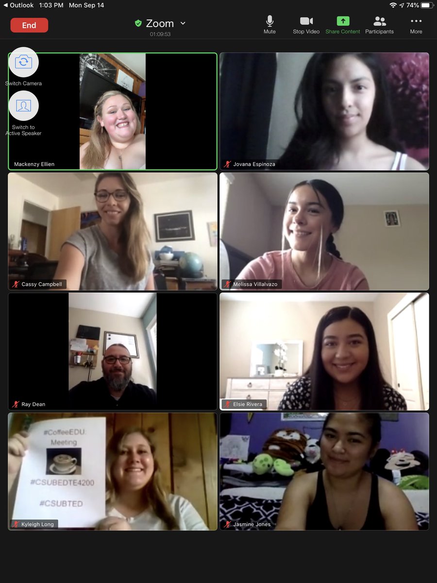 mackenzy_lin's tweet photo. Loved this morning’s #CoffeeEDU zoom with some #EDTE4200 classmates! 
•
•
•
#CSUBTED #CSUBEDTE4200 https://t.co/qjCt4kIsUB