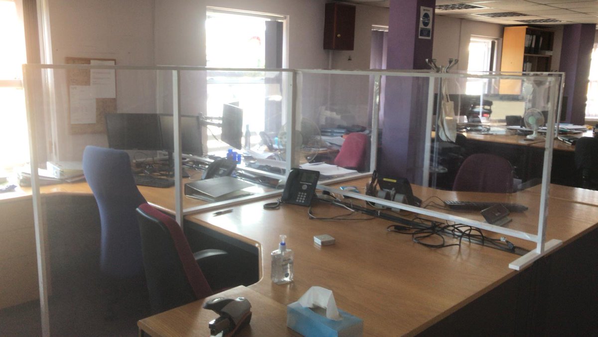 UnderEventsUK's tweet photo. Are your safety screens looking a bit worse for wear? It could be time to renew with something a little sturdier to get you through the winter months. Message us for a quote. #safetyscreens #COVID19 #staysafe #socialdistancing https://t.co/MToEuf3PmC