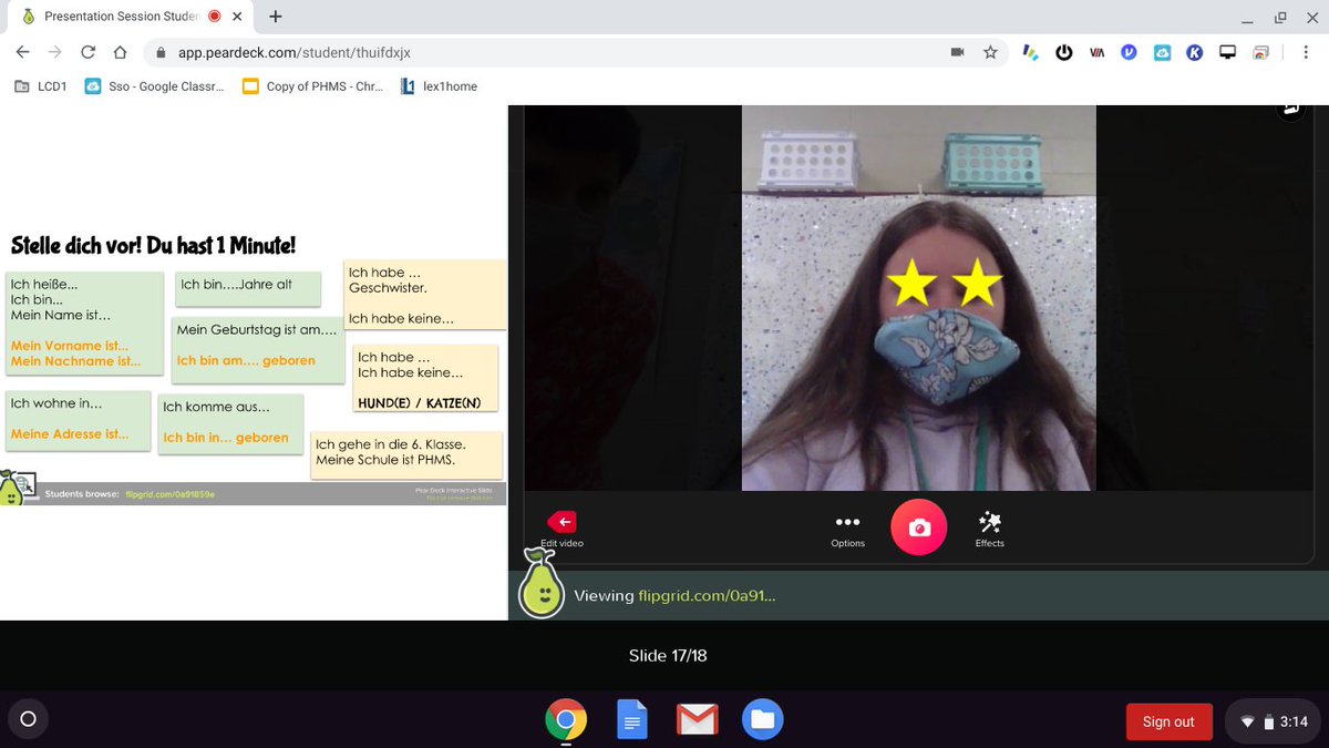 How to embed a @Flipgrid activity into your <a href="/PearDeck/">Pear Deck Learning</a> presentation:

1⃣Open your 🍐Deck 
2⃣On one of your slides, insert a Website Activity
3⃣Use your Flipgrid code as website address
4⃣Ss can record a video on the spot, their screen will split automatically.
 
Quick and easy🤩🤯