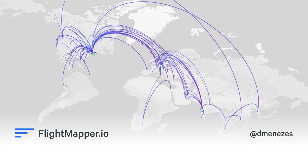 flightmapper's tweet image. ✈️ Daniel&apos;s Flight Map
Create digital flight maps with @flightmapper.

flightmapper.io/maps/dmenezes

#flightmapper #maps #flight