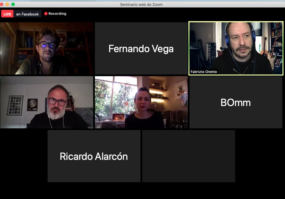 Catalizate's tweet photo. Primer #BOmmTalk #BOmm2020 el tema Management para entornos digitales. Programación y diseño de la @UniversidadEan Cedric David de Afropicks, Fabrizio Onetto de Ocesa, Sergio Chiapetta manager de Santaolalla y otros, modera @labogoteca del Ministerio de Cultura. #EanEsCultura https://t.co/EnR93UuER2