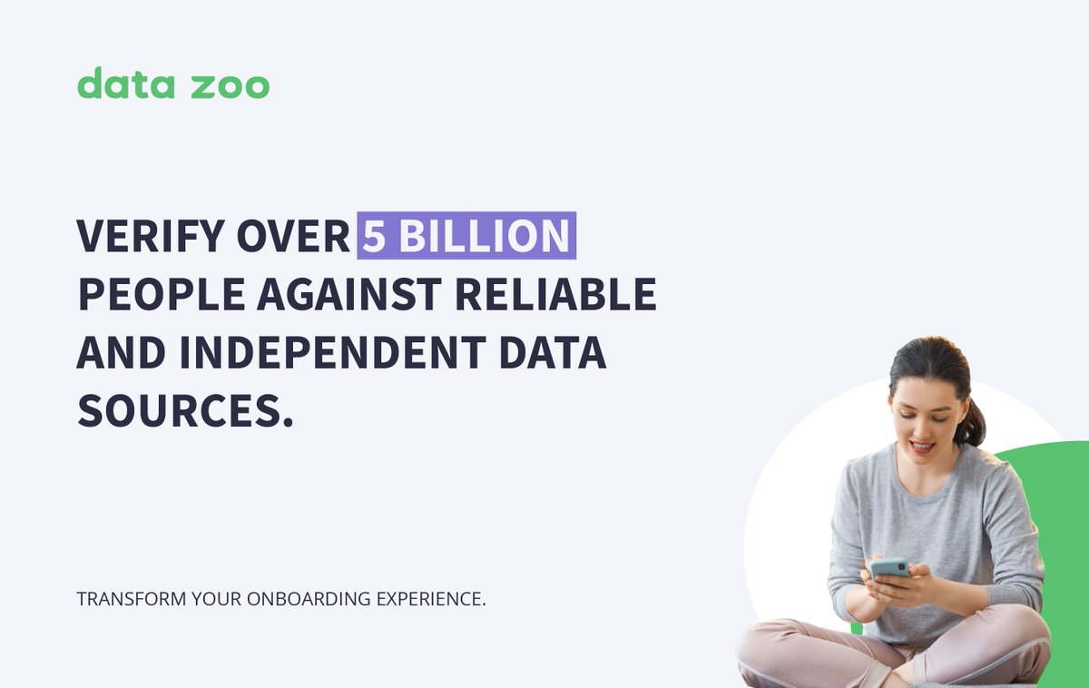 LegalTechNZ's tweet image. Transform your onboarding experience with Data Zoo IDU. With access to 99 countries + over 5 billion individuals, #DataZoo are here to help you streamline your onboarding process. Give easy onboarding a try today – for a FREE demo, email – info@datazoo.com #LegalTech #Onboarding