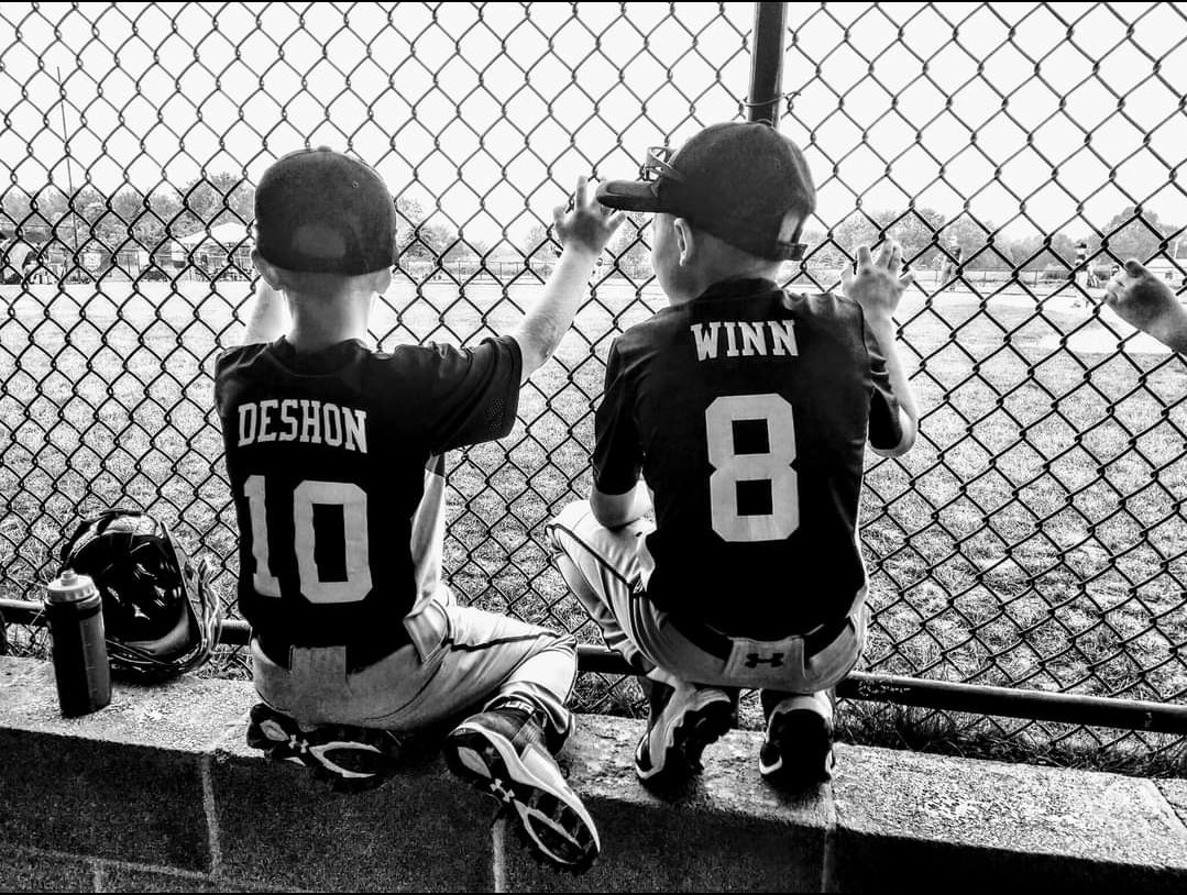 lwinn19's tweet photo. So glad that baseball was not cancelled, these boys needed a season to be boys and get dirty #sandlotkids #underarmour #boysofsummer https://t.co/ZaDvGyxbSO