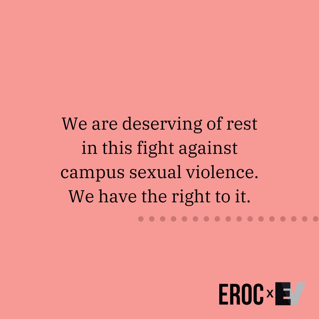 EndRapeOnCampus's tweet photo. This week, we learn there is absolutely no shame in resting and exploring the realm of self-preservation. We are activists when we take a step away. Naps and wellbeing keep us preserved for ourselves, for our actions.

We are deserving of rest. We have the right. #ReclaimRest https://t.co/7uGSiJJNns