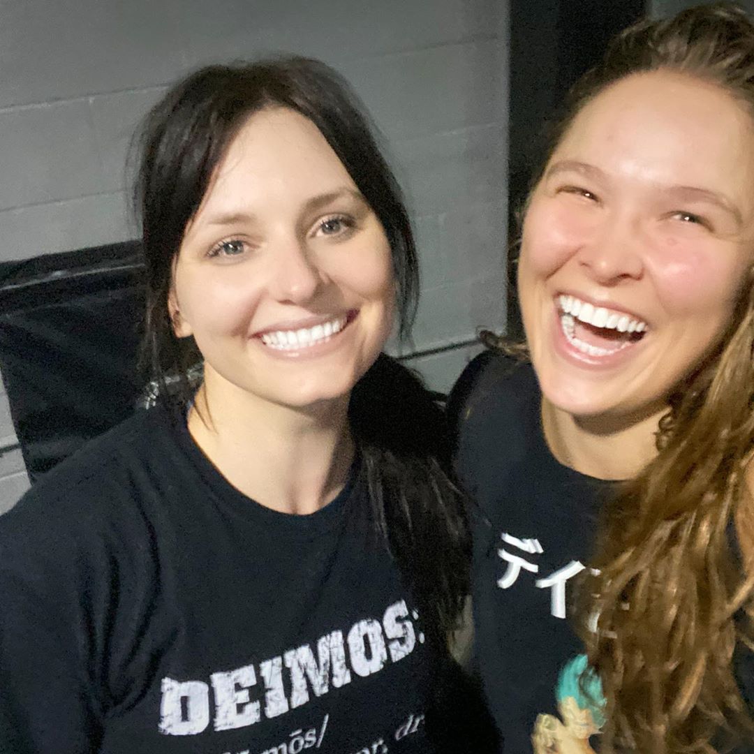 Ronda Rousey was recently training with Roddy Piper's daughter, Ariel ...