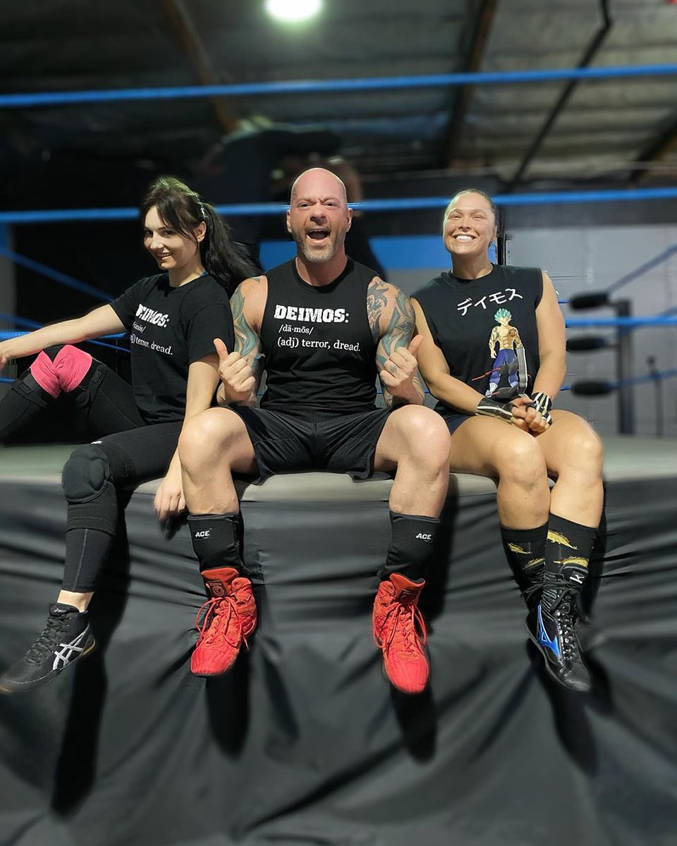 Ronda Rousey was recently training with Roddy Piper's daughter, Ariel ...