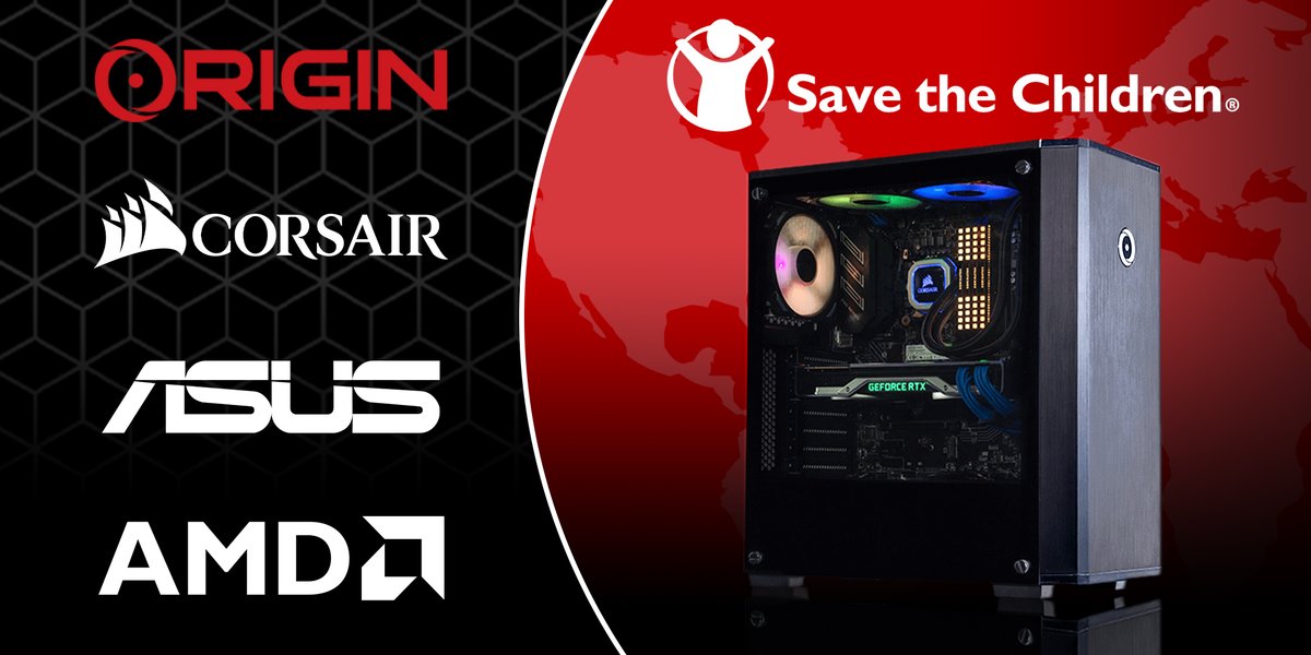 Recently, CORSAIR reached and surpassed their Save The Children Charity Fundraising Goal. In celebration of that achievement, we are partnering up with <a href="/CORSAIR/">CORSAIR</a>, <a href="/ASUSUSA/">ASUS North America</a>, <a href="/ASUS_ROGNA/">ROG North America</a>, and <a href="/AMD/">AMD</a> for a special giveaway!

Enter here for a chance to win a PC: bit.ly/3khhmGn