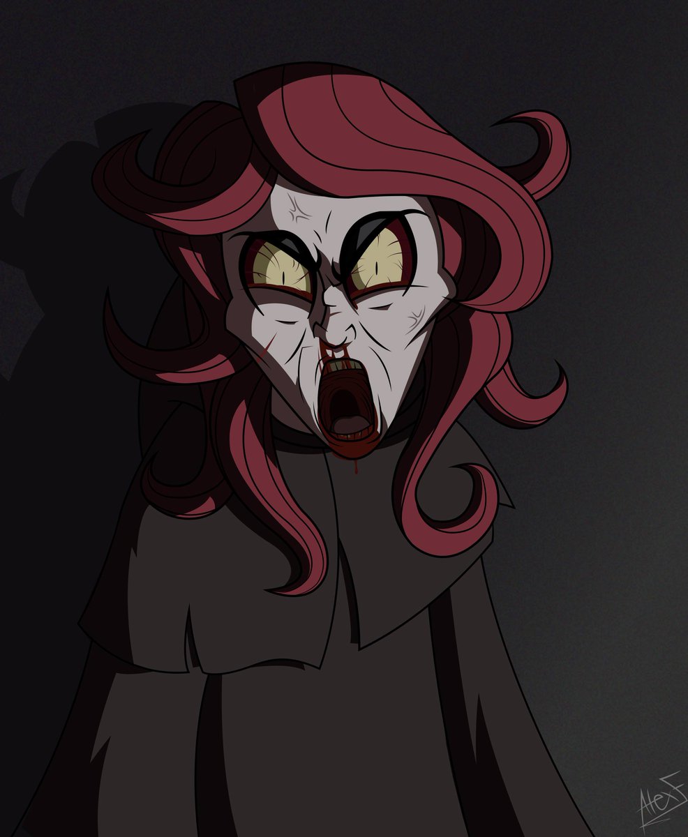 AlexForgetteArt's tweet image. The ghost of Elizabeth.  When she was alive, she belonged to a cult that specialized in talking to the dead.  Something went wrong and she became possessed by a dark and hateful spirit.  

#hollowbrook #artworks #artist #artoftheday #drawing #horrorfan
instagram.com/alexforgette/