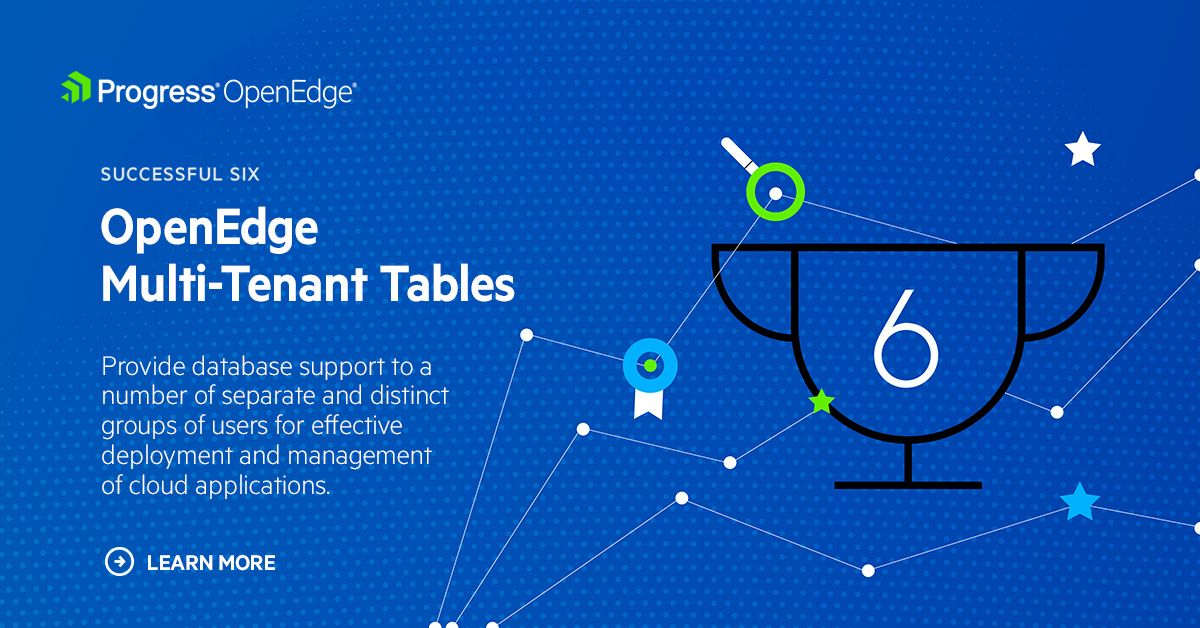 A multi-tenant database provides database support to a number of ...