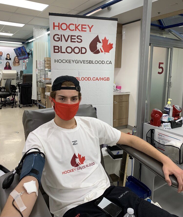 Excited to announce that I've become a Player Ambassador with <a href="/hkygivesblood/">Hockey Gives Blood</a>. 
Approximately half of all Canadians are eligible to donate blood and yet only 4% of those who can donate sustain Canada’s national blood system. <a href="/EdmOilKings/">Edmonton Oil Kings</a> <a href="/TheWHL/">Western Hockey League</a> <a href="/CHLHockey/">Canadian Hockey League</a> <a href="/CanadasLifeline/">Canadian Blood Services</a>