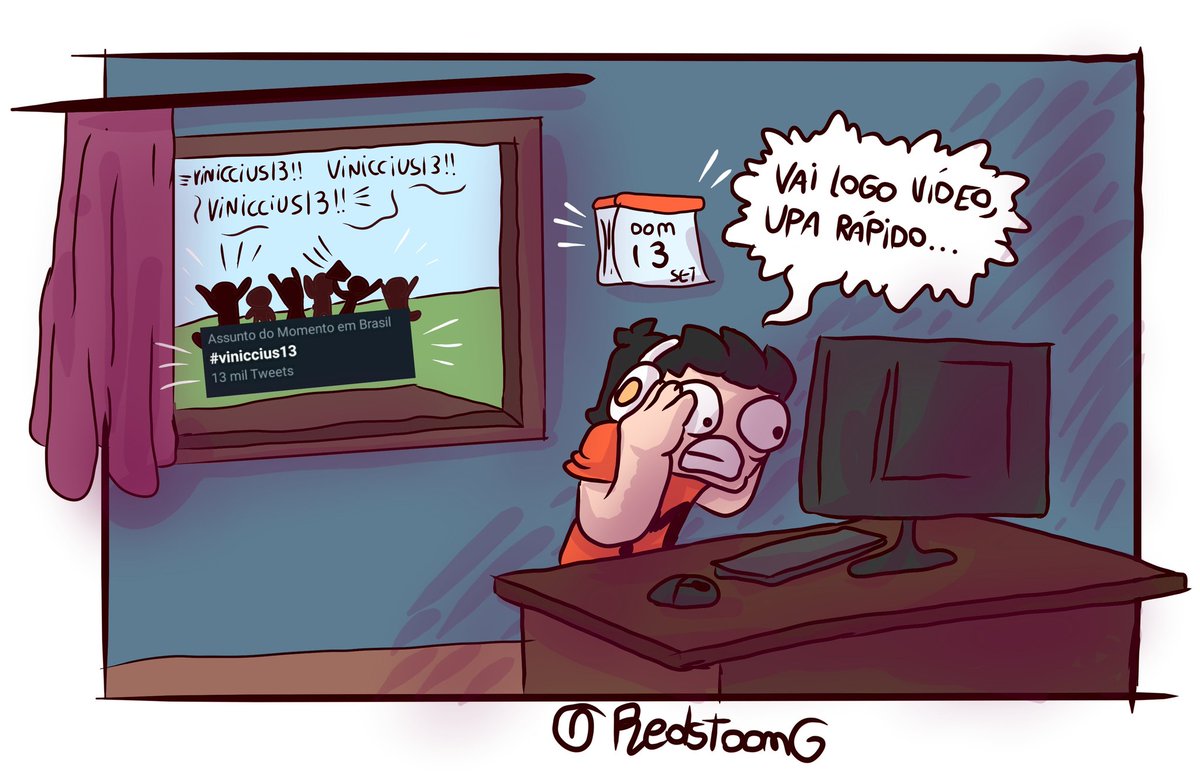 RedstoonG's tweet photo. Só queria eternizar o dia de ontem pq acho que n tinha dia pior pro episódio atrasar kkmkmk https://t.co/82eoBx6LZA