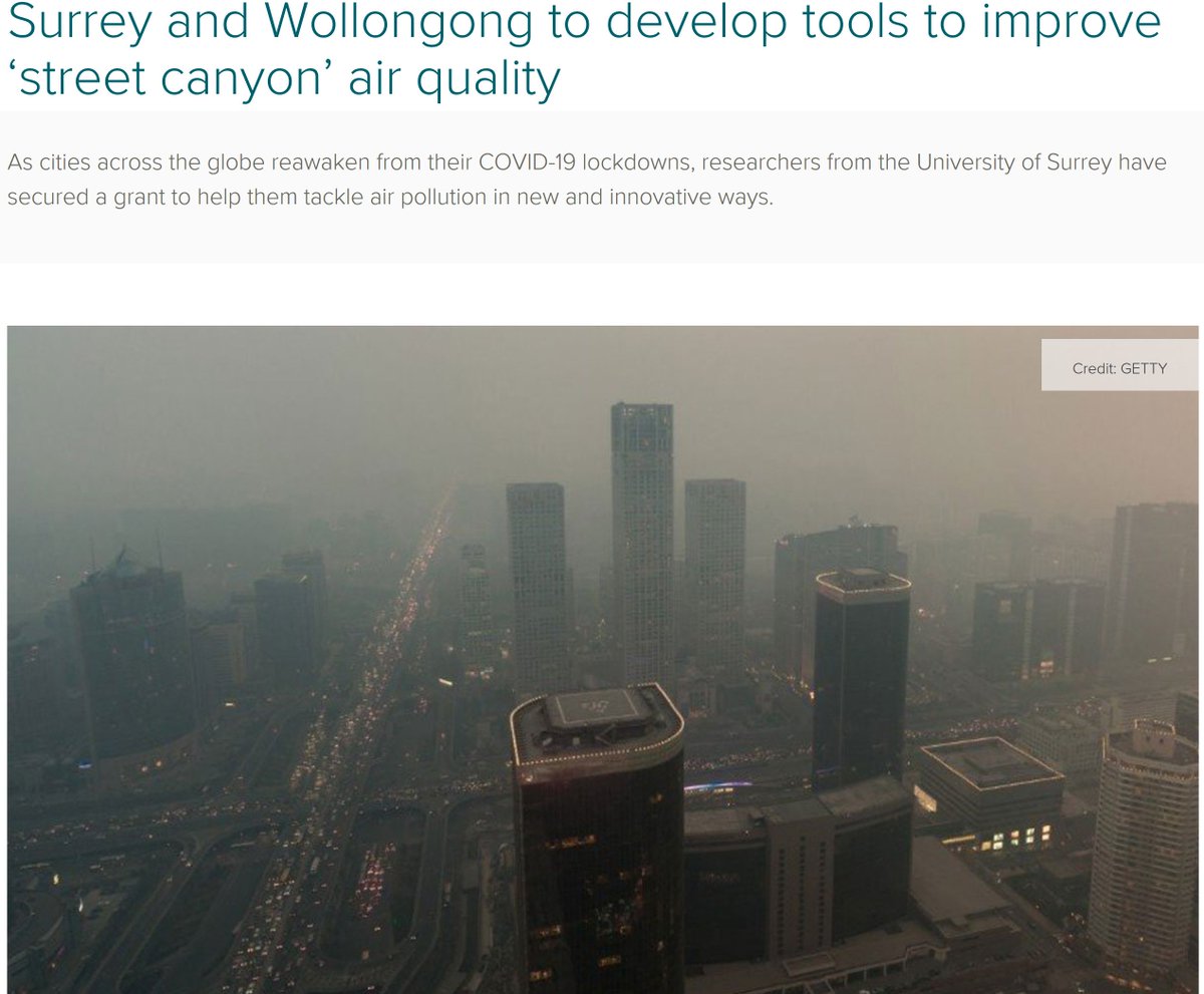 AirPollSurrey's tweet photo. Delighted to win #UGPN #NetoworkingGrant with #UniOfWollongong for #SCANproject Street-scale Greening for Cooling and Clean Air in Cities to extend our #pioneering #research into #greeninfrastructure with Profs #PascalPerez #ClareMurphy et al https://t.co/dO4xAaF2H4 @pk_shishodia https://t.co/1Z9QfEmsvE