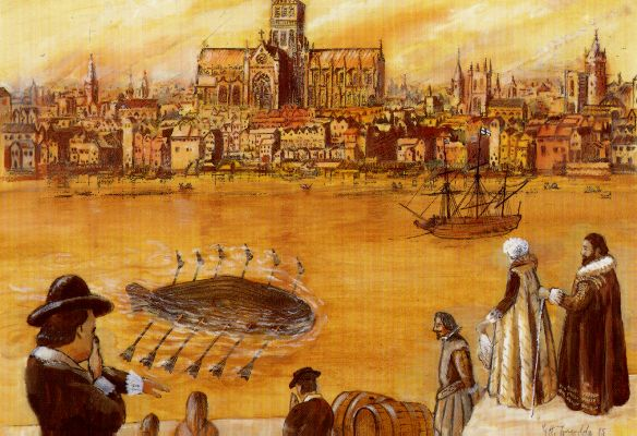 bhgross144's tweet photo. 🎶We all live in a Drebbel submarine.
A Drebbel submarine.
A Drebbel submarine...🎶
Today's #histSTM/#SciRev lunchtime read: @rmathematicus's profile of Dutch "engineer, inventor, (al)chemist, optician and showman" Cornelis Drebbel.
https://t.co/2IOjvOHZZh https://t.co/r1RpEMpkp8