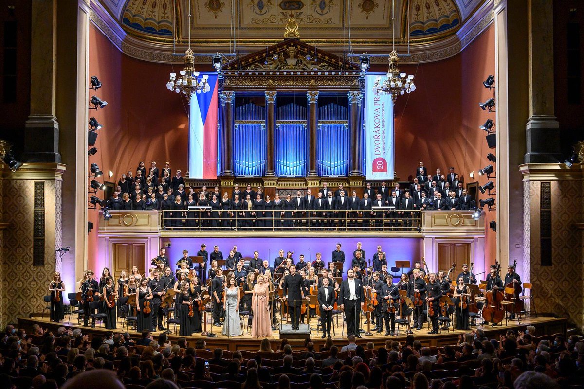 Wonderful energy with Youth Philharmonic of Dvořák’s Prague Festival! Beethoven 9th!