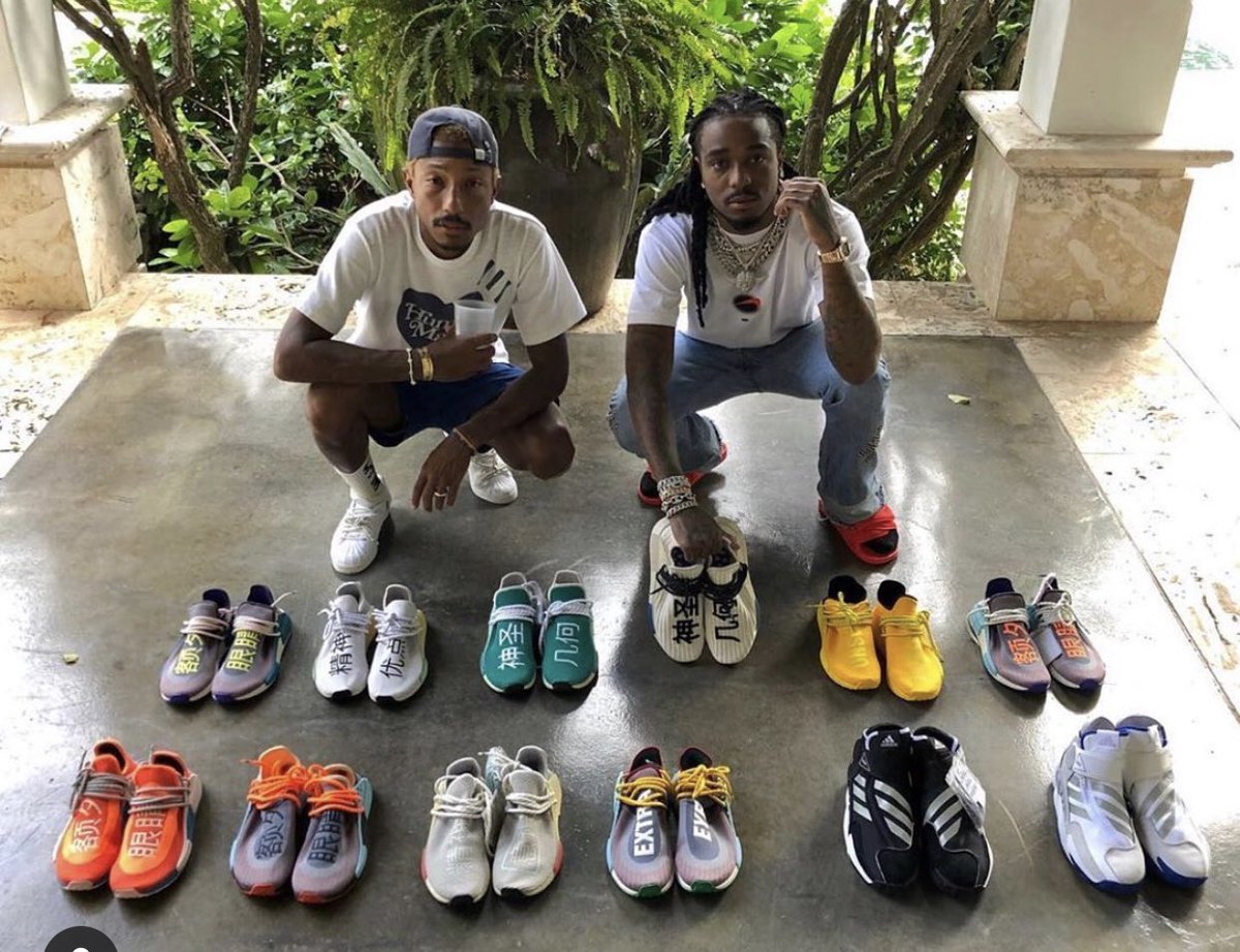 TheLinkAngel's tweet photo. Pharrell’s dropping again is something I can get behind. Good call adidas. https://t.co/VO5YZX57Ji