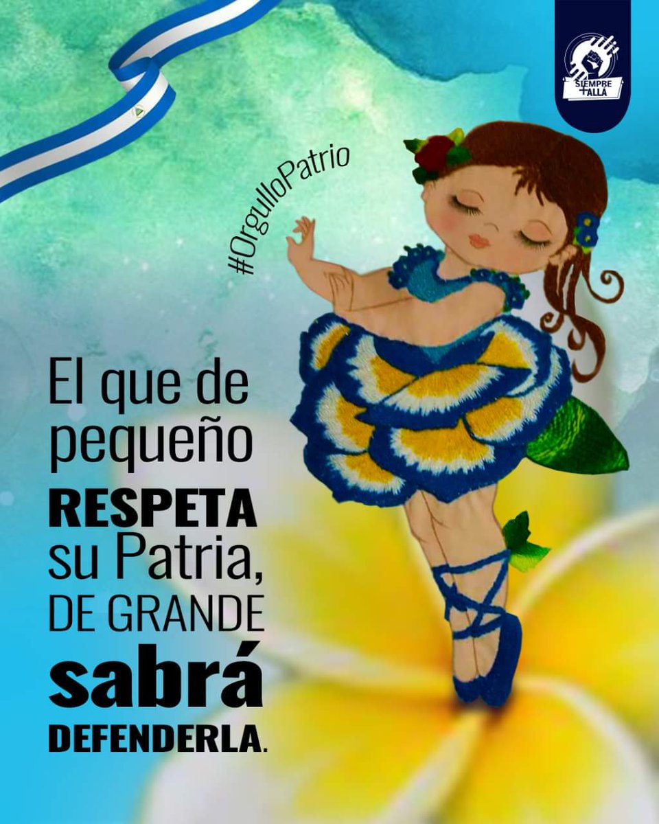 yesemarther's tweet photo. Enseñar a nuestros niños el amor a su Patria a nuestra hermosa Nicaragua #2021PatriaBenditaYLibre #2021DignosYLibres
#ManaguaSandinista https://t.co/c14pcBZiIc