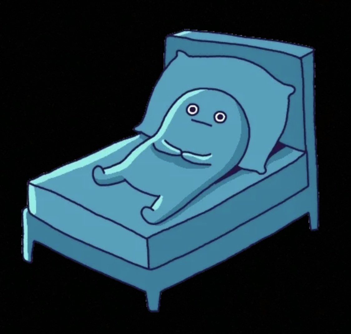 This is a real life photo of me trying to sleep in bed right now: