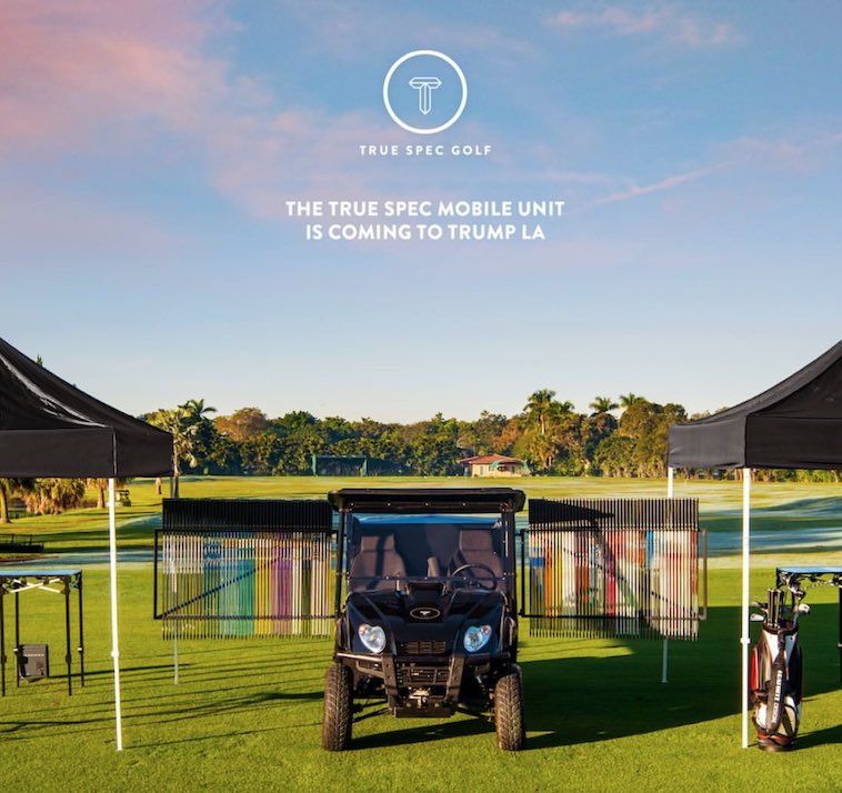 TrueSpecGolf's tweet photo. The #TrueSpecMobile unit will be at @TrumpGolfLA this week. Hit the link below to schedule your fitting! https://t.co/yKcxEFogAN https://t.co/hmS8s8LvmB