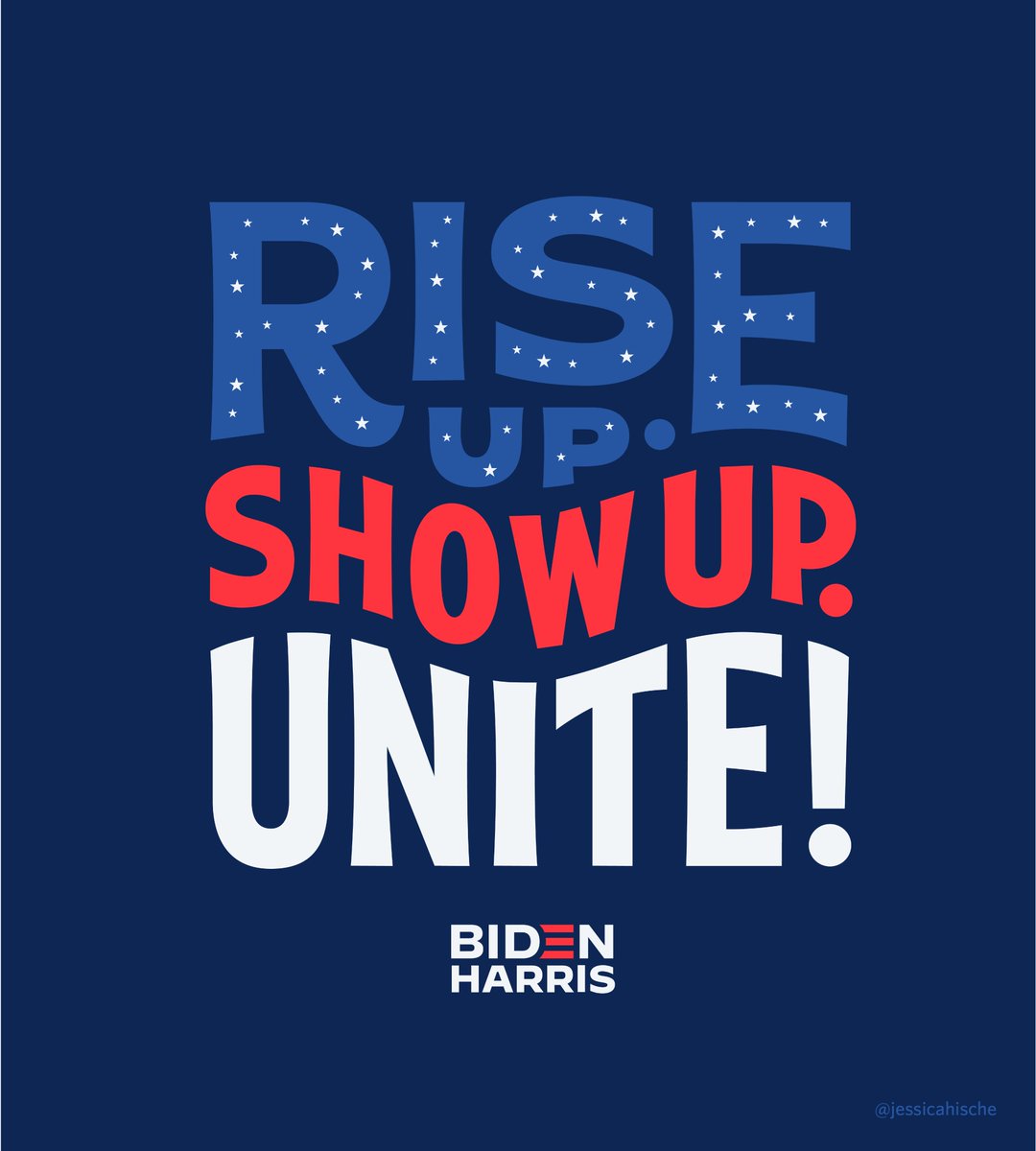 Join me and 20+ amazing artists uniting in support of Joe Biden / Kamala Harris! Read about our collective effort and see all of the work (so far!) here: http://bit.ly/riseupshowupunite