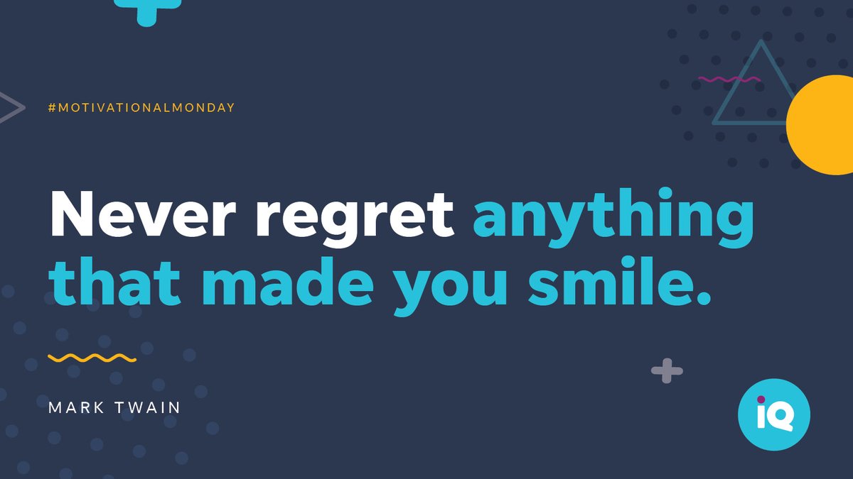 designiq_'s tweet photo. Do one thing every day that makes you smile. #MotivationalMonday #designIQ https://t.co/KtpHCBYJdo