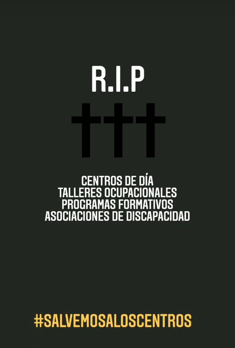 managerpalido's tweet photo. @AndaluciaJunta Me parece vergonzoso que se cierren los centros de día y las asociaciones de discapacidad https://t.co/cDPlKsGtWL
