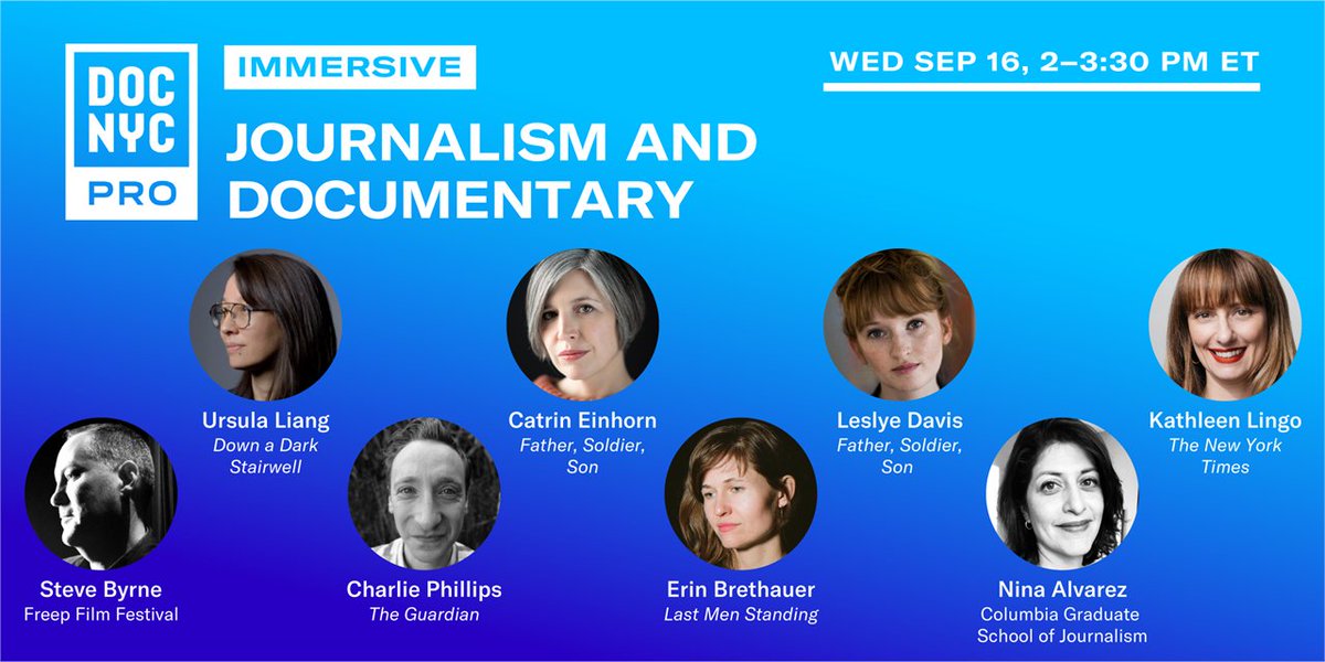 👉🏾Join #DocLabAlum <a href="/ursulaliang/">𝚄𝚛𝚜𝚞𝚕𝚊 𝙻𝚒𝚊𝚗𝚐</a> THIS WEDNESDAY 9/16 as she dissects the intersectionality of documentary film + journalism w/ <a href="/DOCNYCfest/">DOC NYC</a> and a bevvy of amazing panelists. Get your tix here: buff.ly/2DoxFB8