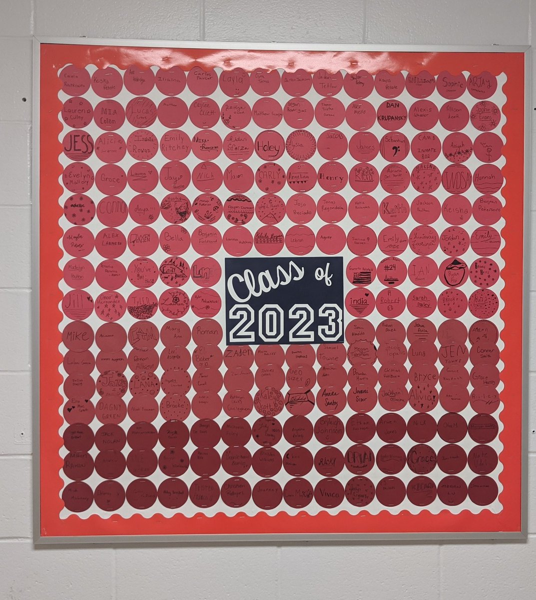 jlhepburn's tweet photo. @Ledyard2023  LHS class of 2024. You all worked so hard on your circles and they look great!! https://t.co/uIHExpWOKD