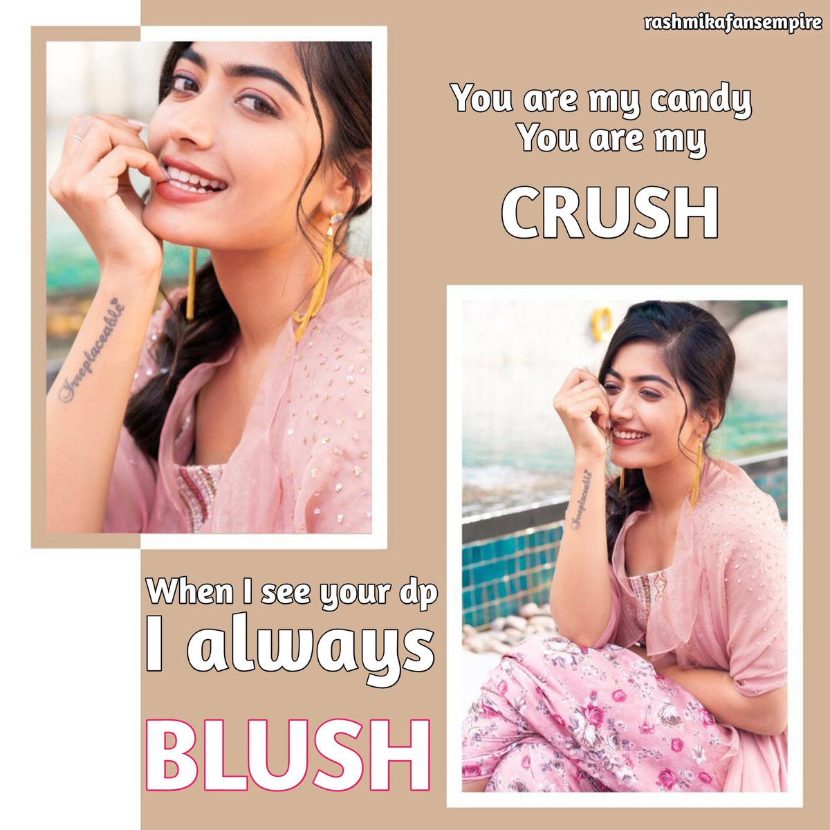 RashmikaHFC's tweet photo. Keep Always Smile 😊😍 
💞💞 @iamRashmika ma'am 💞💞

#RashmikaMandanna 
#Rashmika https://t.co/BwysO3j4Uk