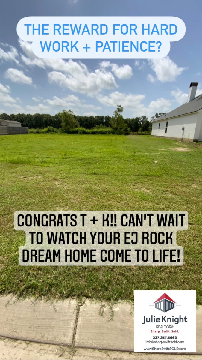 SharpSwiftSold's tweet image. #LoveWhatIDo #HelpDreamsComeTrue #SharpSwiftSold #RealEstate #RealEstateLife #RealEstateAgent #Lafayette #Acadiana