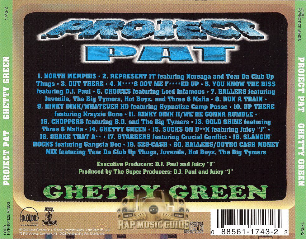 TheOXGodOR's tweet photo. On this day in 1999, Project Pat dropped his debut album “Ghetty Green” 

Although it didn’t receive commercial success, Pat blessed Memphis with a Hood Classic and tracks like “Out There”, “Gold Shine”, &amp; “Ghetty Green” still get spins today.

What’s your fav track on this? 🤔 https://t.co/jMOluQOIbY