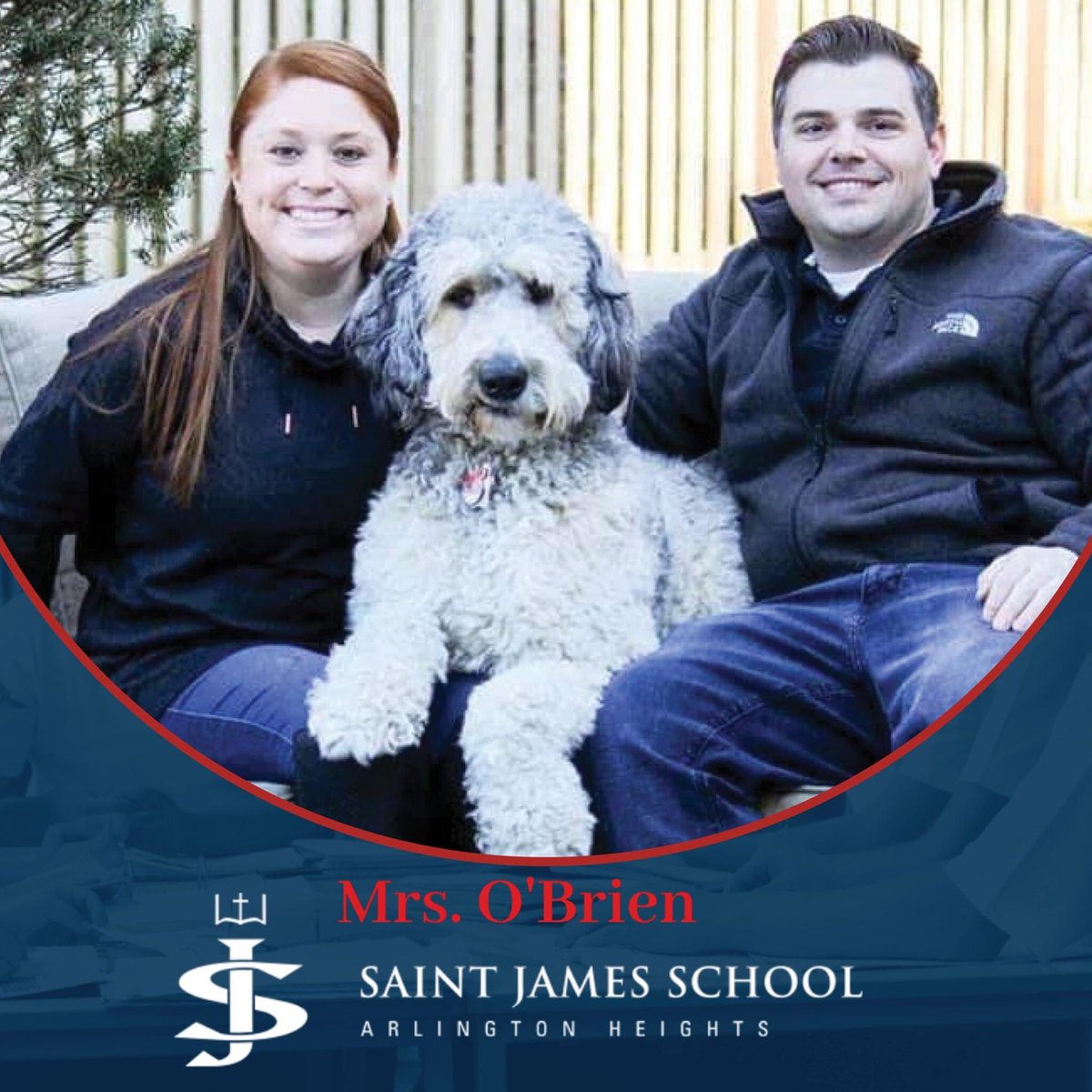SJS_Bulldogs's tweet photo. Did you know one of our Preschool teachers is a Saint James School Alumna? Get to know our PreK 3 &amp; 4 teacher, Mrs. O'Brien! #FindAWay https://t.co/U6HlzSbCDz