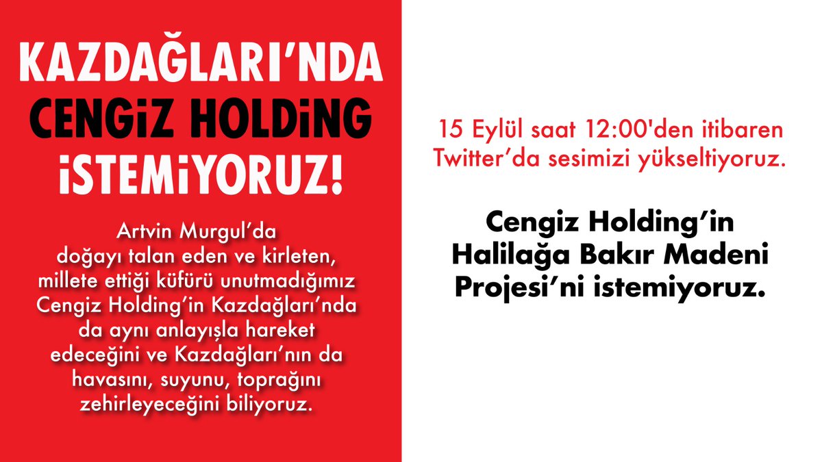 Her Yer Kazdağları #KazdağlarıHepimizin tweet media
