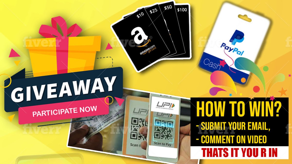 TheValueBit's tweet image. #Winners of #UPI / #Amazon.com #Giftcard / #PayPal Money #Giveaway ...

Mani m - Amazon Giftcard
Jonathan evans - PayPal Money
Anne Scott - Amazon Giftcard
William Gould - PayPal Money
Lieann Petits - PayPal Money

Congrats...
#VoiceSectionGiveaway