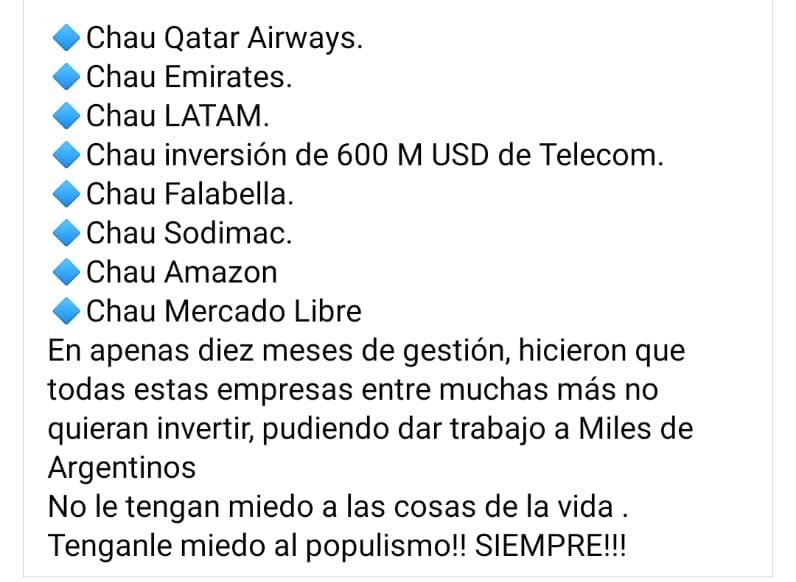 “Vengo a encender la tecla de la economía”