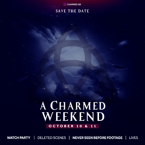 gabriella_p3's tweet photo. 😱😱How about a Charmed Weekend to celebrate the 22 years of our favorite TV show? YESSS! 🥳🥳Spread the word and save the date! #ACharmedWeekend #Charmed @H_Combs @rosemcgowan @DohertyShannen @Alyssa_Milano @jjrhodes9 @finolahughes @drewfuller @Charmed_Reunion @TheWarrenOrigin https://t.co/2j5KtUMSI9